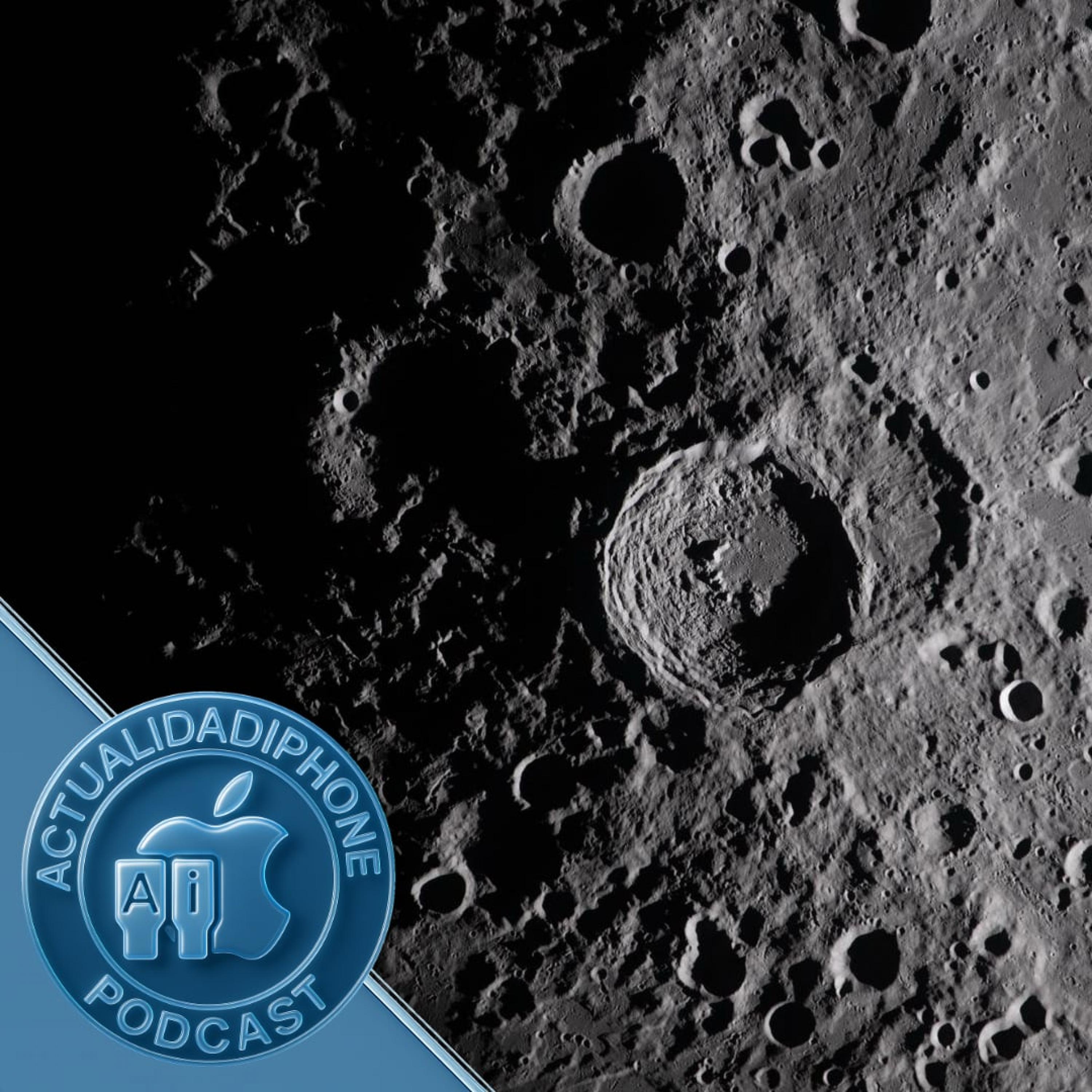 Hay un iPhone en la luna