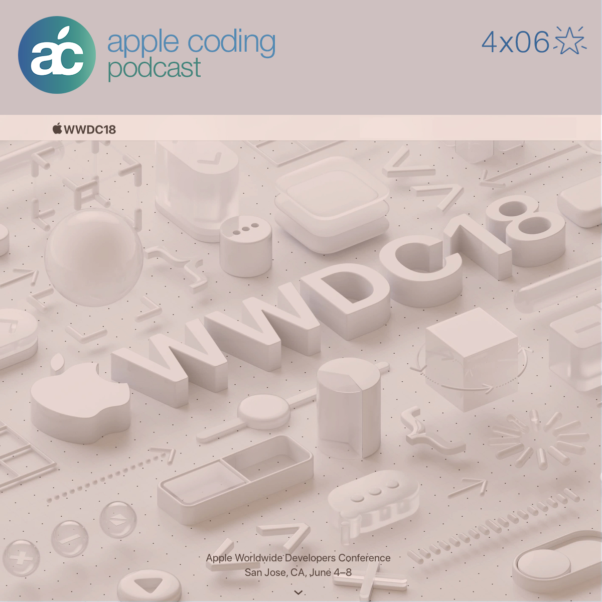 cover of episode WWDC 2018 (y Mark Gurman)