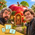 Una casita hecha de manzanitas