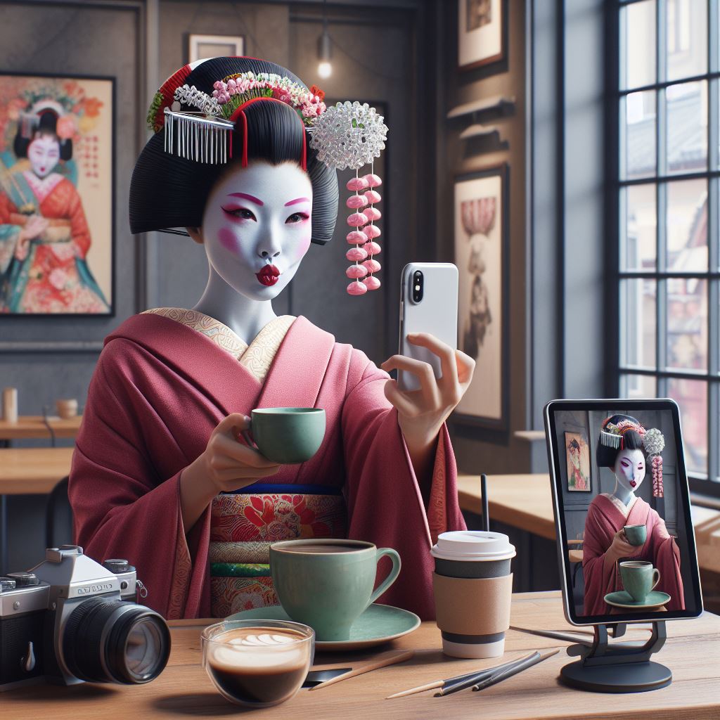 Selfies, geishas y café de especialidad