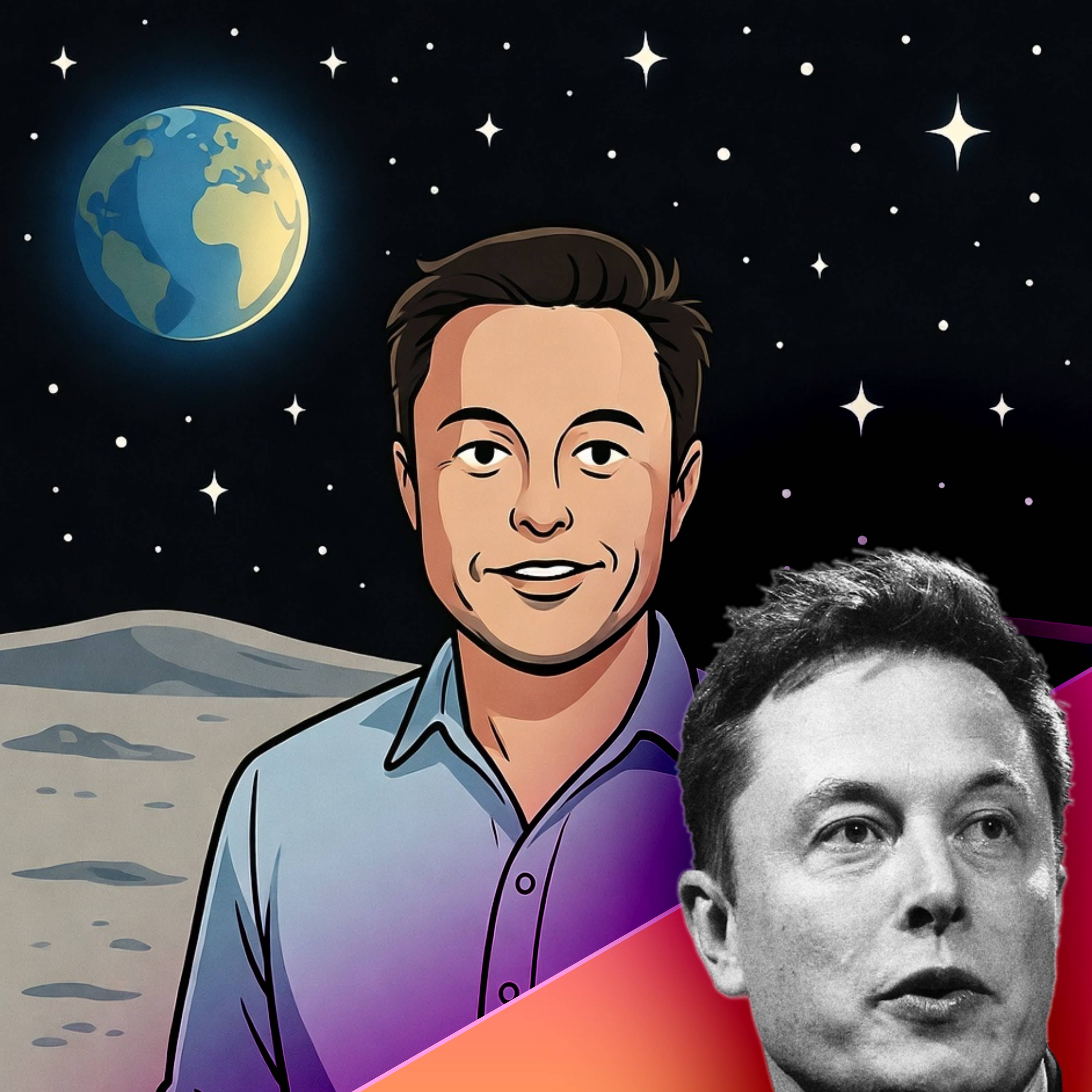 Elon y La Luna, crossover con Supersónicos Anónimos